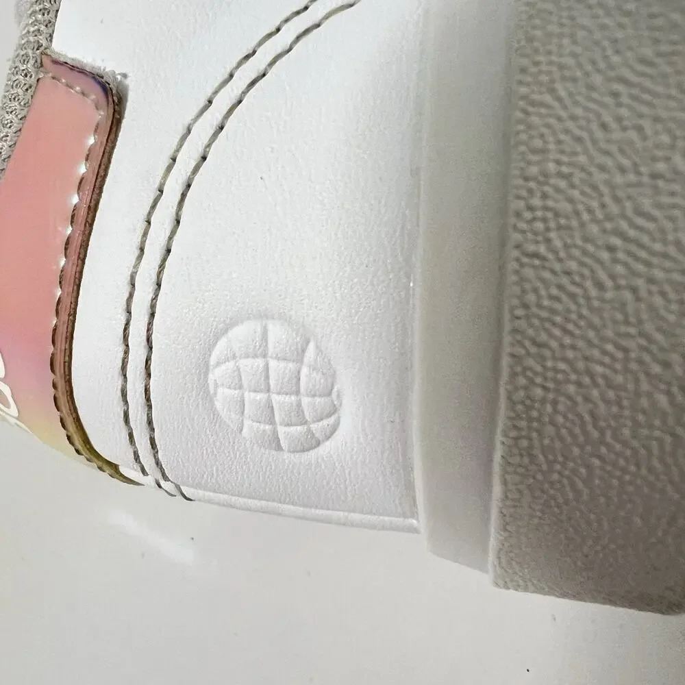 Adidas Children's Girls Grand Court 2.0 - Cloud White/Iridescent Size 2